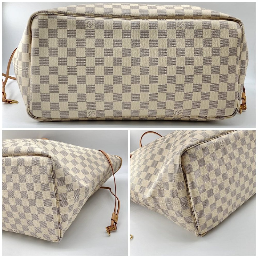 Louis Vuitton Neverfull GM Tote in Damier Azur Canvas Mint Condition - Picture 5 of 5